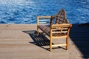 Bench at the pier