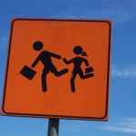 signpost-take-care-of-childhood-around-the-school-1311194